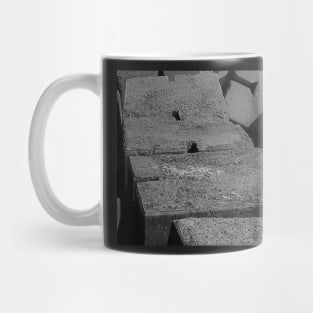 Cement Blocks And Shadows Mug